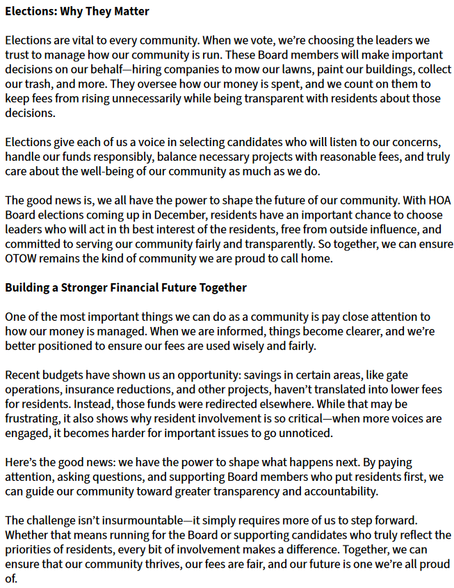 Community in Common Sept. 2025